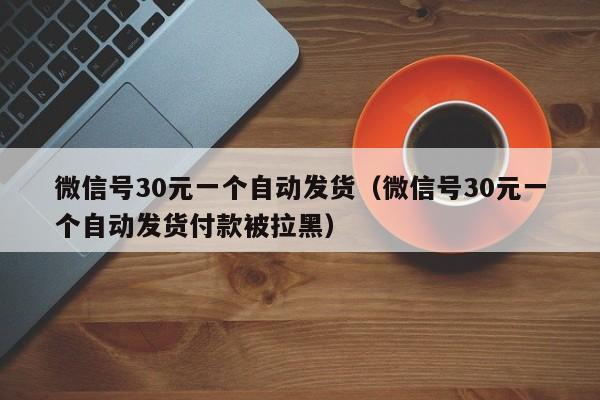 微信号30元一个自动发货（微信号30元一个自动发货付款被拉黑）